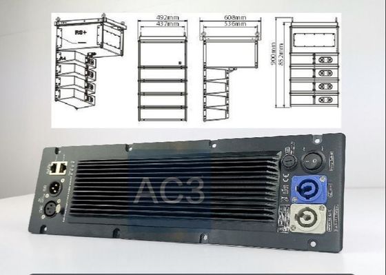 Overload Protection 33KHz Amp Module For Active Speaker